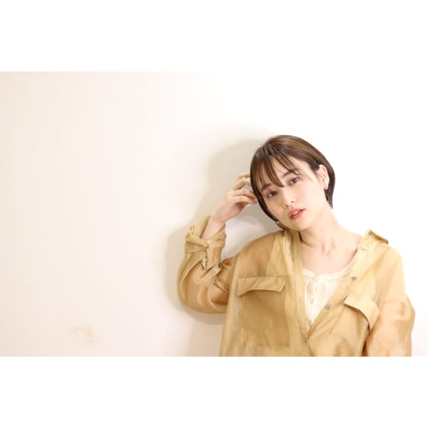 【超音波ケアプロ使用】うる艶カラー+カット&超音波トリートメント