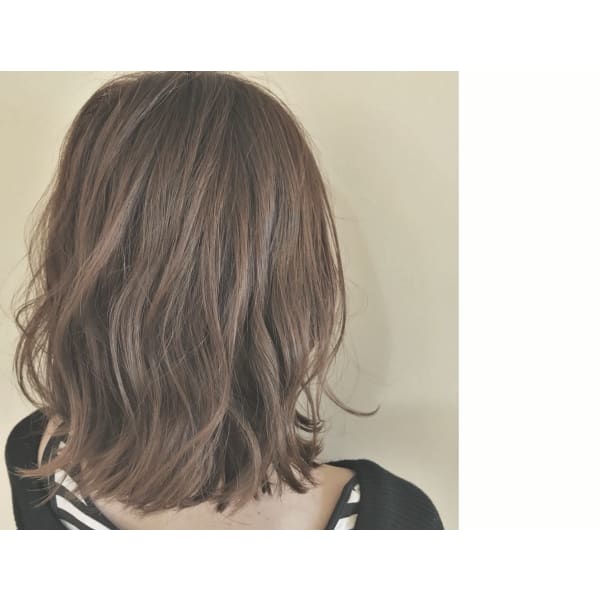 カット+トレンドカラー+アルカリ除去としなやかさ復活のレブリン酸ケア