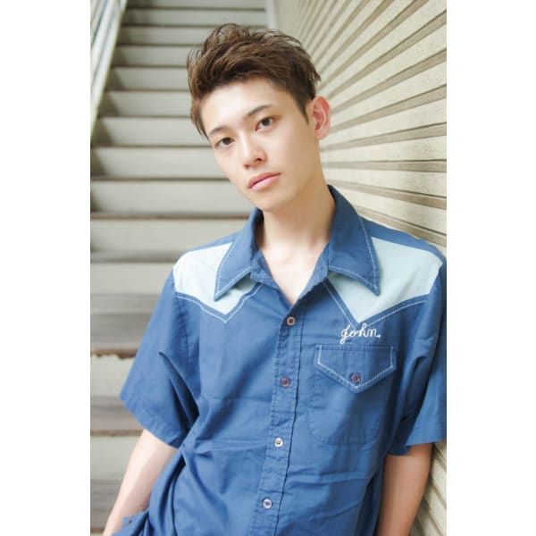 【1番人気！】『メンズ限定』トータルケアコース　似合わせカット＋眉ケア+プチスパ＋炭酸泉　￥5900