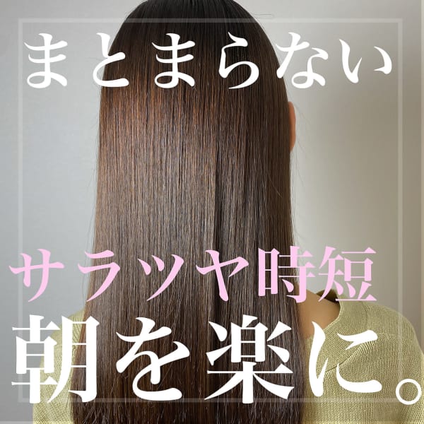 【今だけ特別価格】カット+縮毛矯正ナチュラル¥17,380→¥9,900