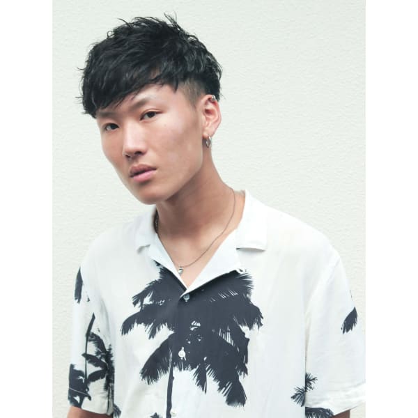 《平日限定》【メンズ限定】カット+パーマ ¥10,500