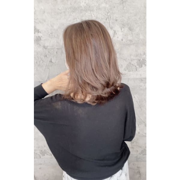 ネット予約限定　新規　平日　限定☆カット＋カラー　￥6900 (全体カラー）白髪染めも可