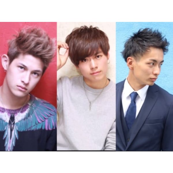 新規の人【小林限定】メンズカット×炭酸泉×眉CUT×スタイリング付き