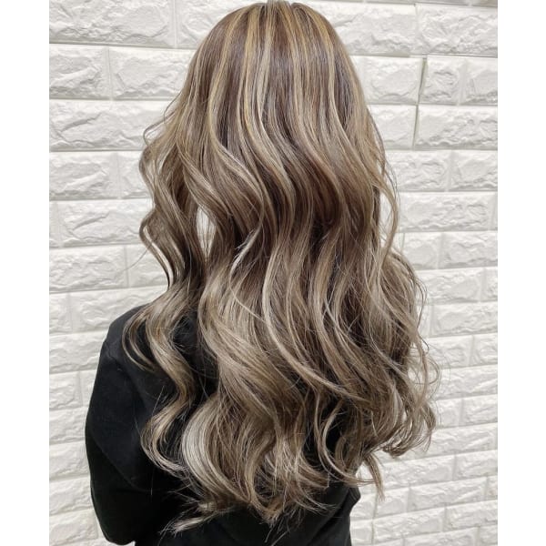 透明度UP!カット+カラー+ケアブリーチorハイライト