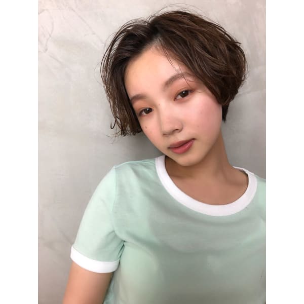 パ－フェクトな艶髪に！カット＋イルミナアディクシ－カラ－＋TOKIOトリ－トメント