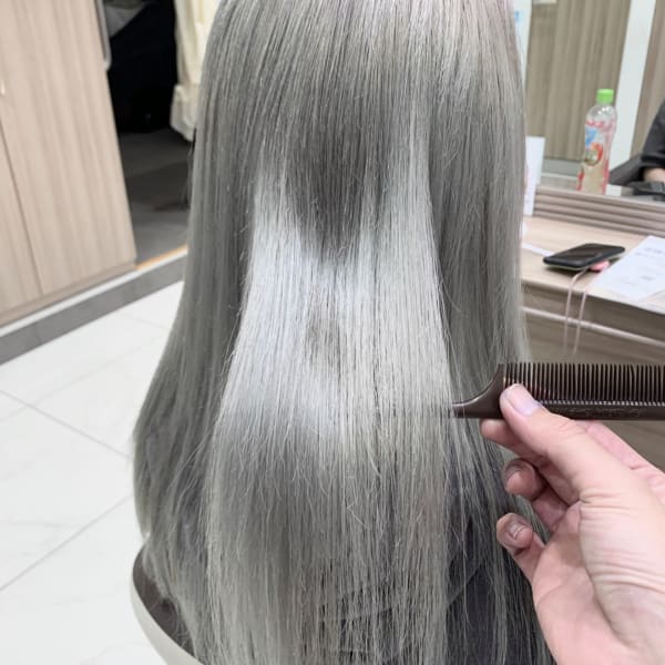 【ダメージ毛にもできます】髪質改善酸性縮毛矯正