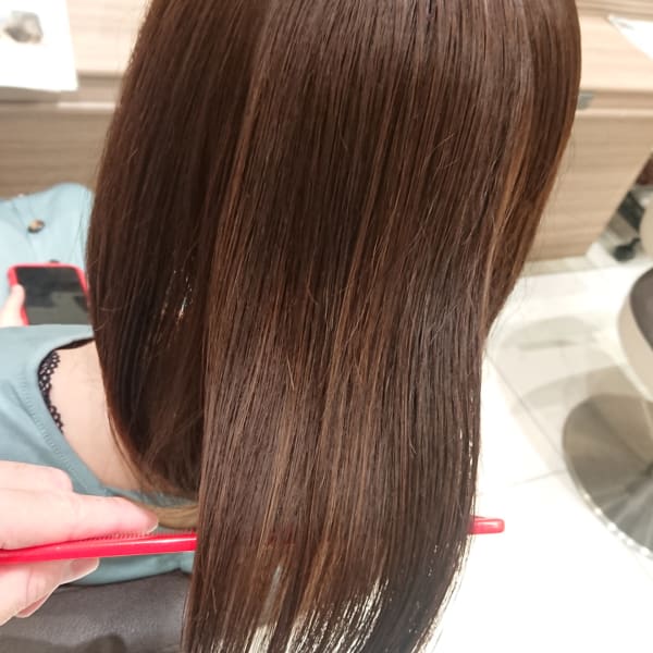 【一番楽チンな♪】☆カット+縮毛矯正