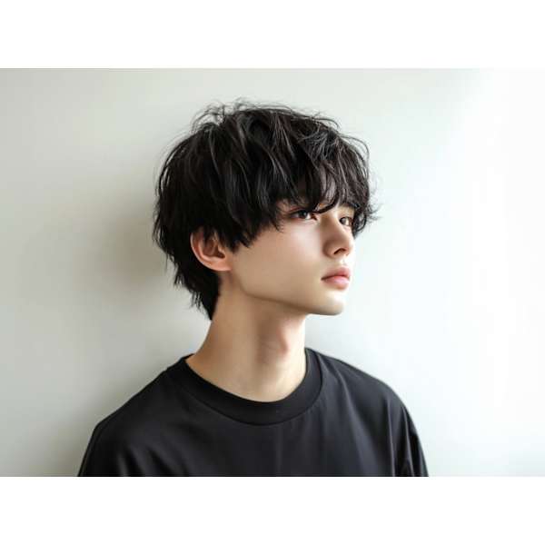 【men’s限定】アロマspa付◆カット+カラー+眉カット