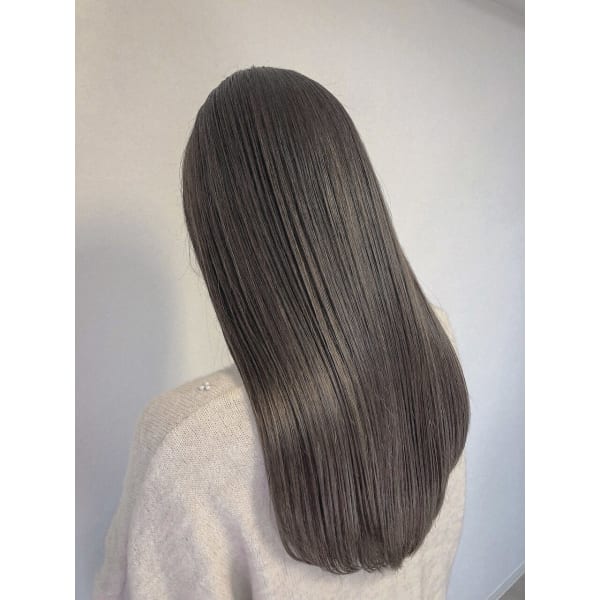 カット＋髪質改善シークレットカラー＋髪質改善トリートメント