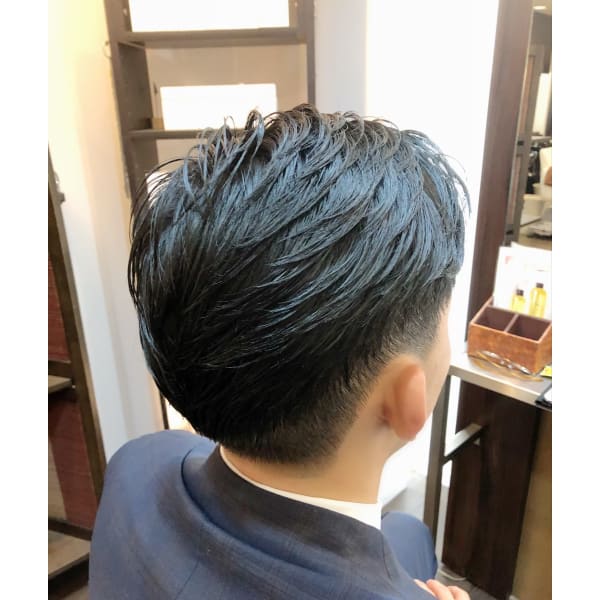 メンズカット＋メンズカラー（白髪染め可能）＋高濃度炭酸シャンプーｏｒ眉カット