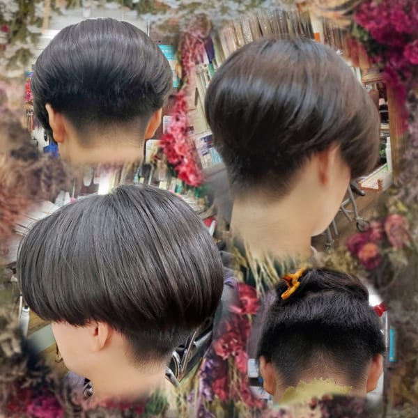【メンズ限定】オーガニックフルカラー＋カット ￥4,500