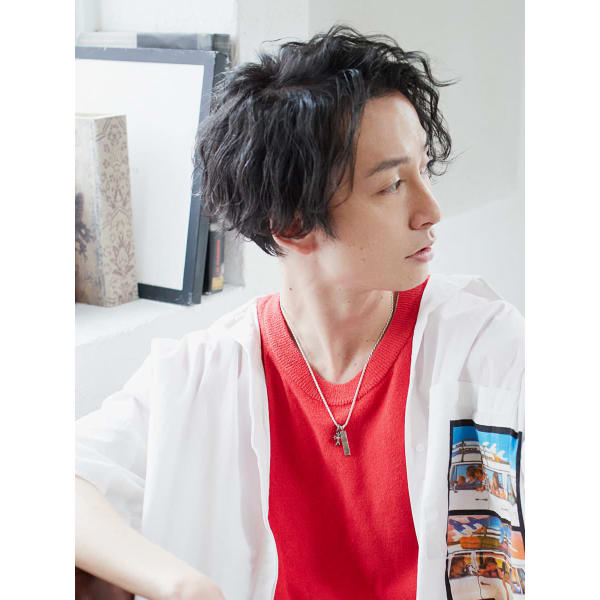 ☆トレンドスタイル☆メンズカット+スパイラルパーマ ¥9800