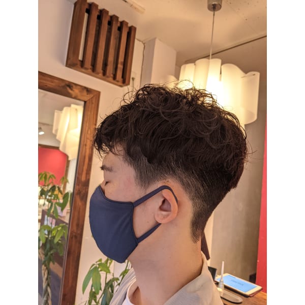【メンズ限定】カット＋ポイントパーマ