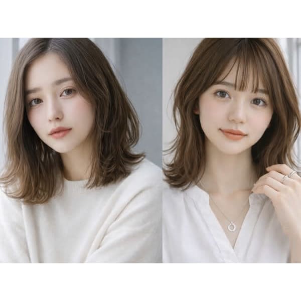 【2.3回目限定☆】カット＋デザインパーマ+クイックAujua