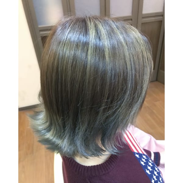 プラチナトリートメントカラーコース　ロング料金　肩下２０cmまでの長さ　　￥17050⇒￥15345