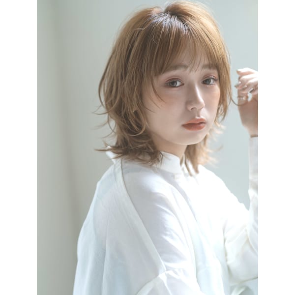 【emu井上信洋】ワンカールパーマでゆるくびれマッシュウルフ