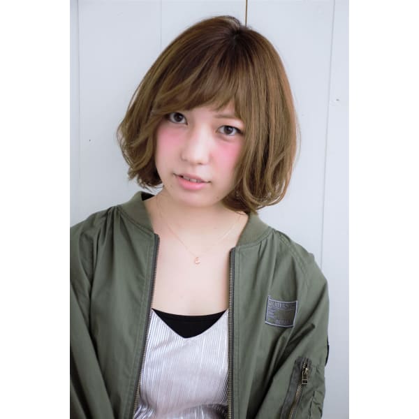 《平日限定》低刺激カラー+カット+オーガニックTr¥13200