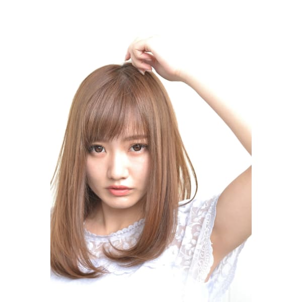 《平日限定》やわらか中性縮毛矯正+カット¥16500