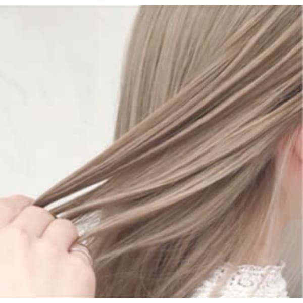 【透明感フルカラー】ブリーチ2回+カット￥19800→￥17800