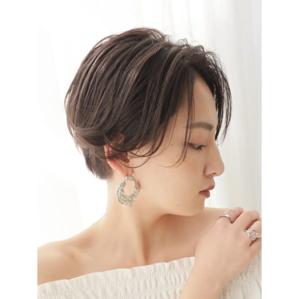 N.カラー＋白髪ぼかしハイライト＋骨格矯正カット