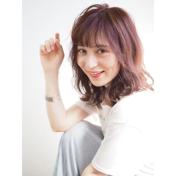 【気になる根元カラー】カット＋リタッチカラー＋Refaウルトラファインバブル