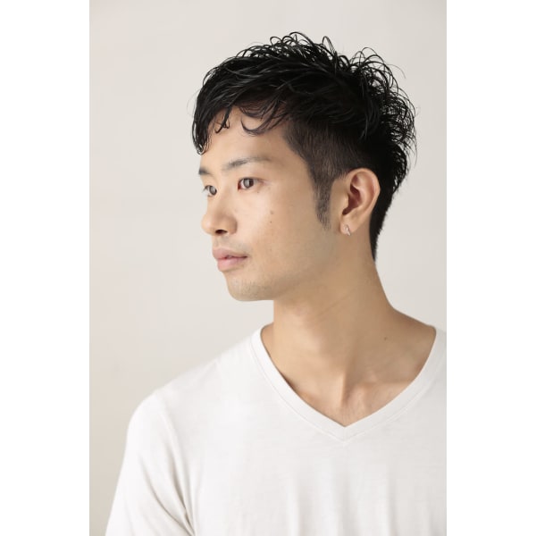 【新規・メンズ限定】カット+炭酸泉or眉カットコース