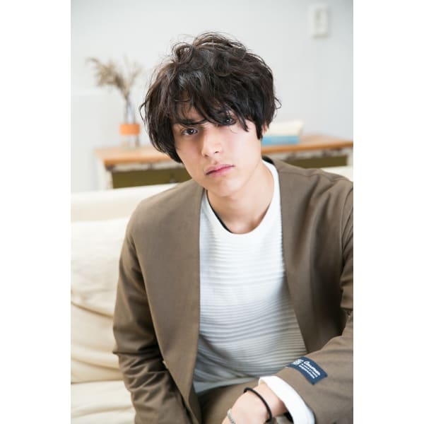【楽天】【メンズカット+デザインパーマ 】