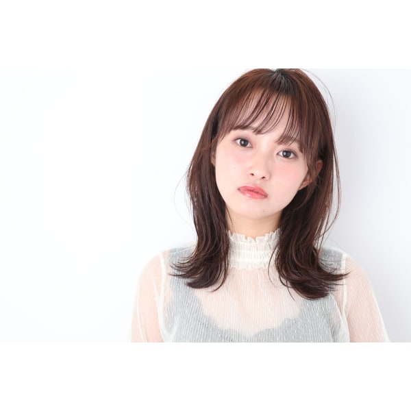 【楽天限定】カット+AVEDAカラー+極上ヘッドマッサージシャンプー☆クイックTrサービス☆