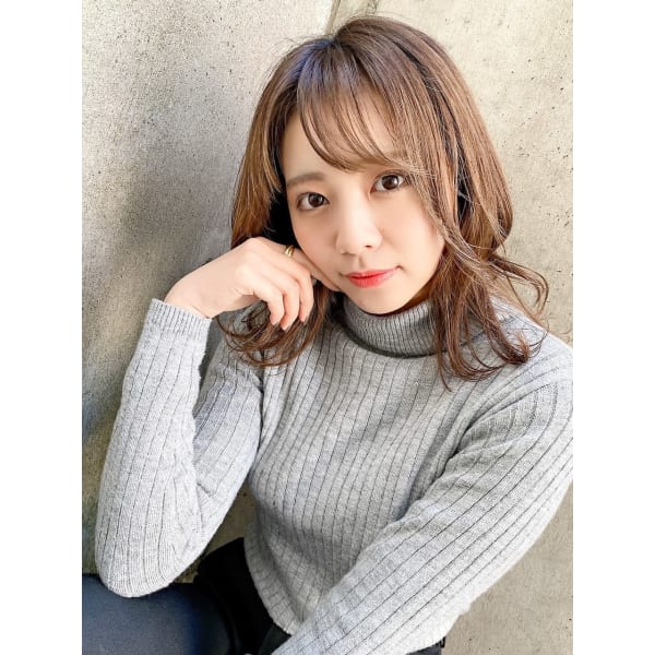 カット＋潤ツヤカラー＋トリートメント￥10500［錦糸町／イルミナカラー］