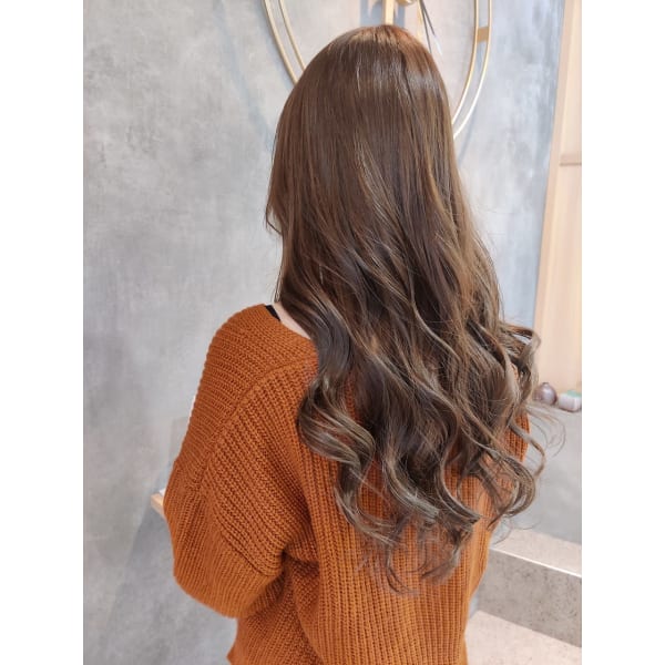 【人気No.1】カット+オーガニックカラー+内部補修Tr￥7390[髪質改善サロン]