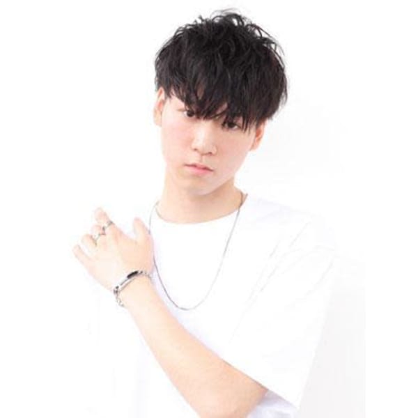 【朝のスタイリングが楽になる!】メンズパーマ+カット