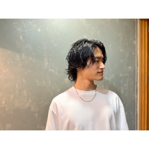 【男性限定贅沢メニュー】カットシャンプー&眉カット&頭皮ケア用システムトリートメント&クイックスパ