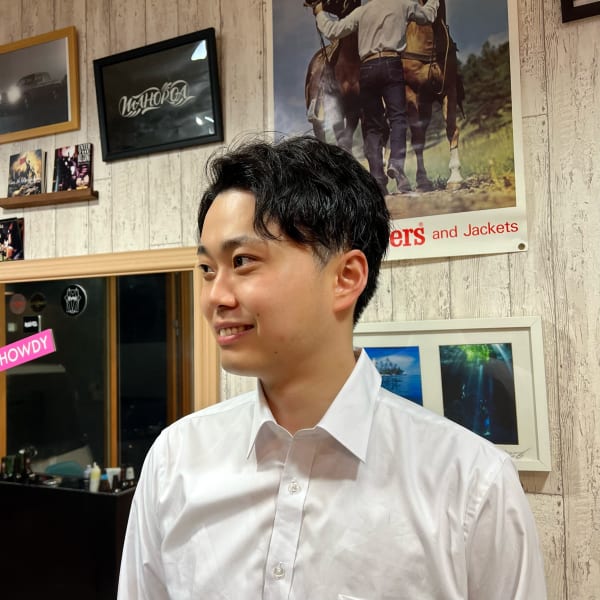 メンズカット&シャンプー【男性大歓迎】