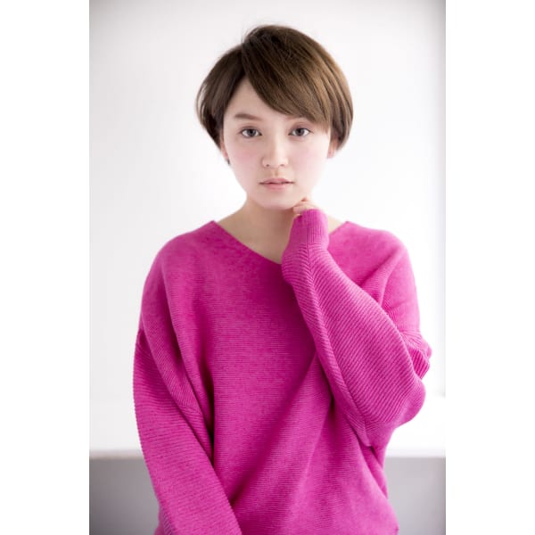 【当店人気No.1☆】カット＋リタッチカラー＋オージュア ￥8,000【白髪染対応】
