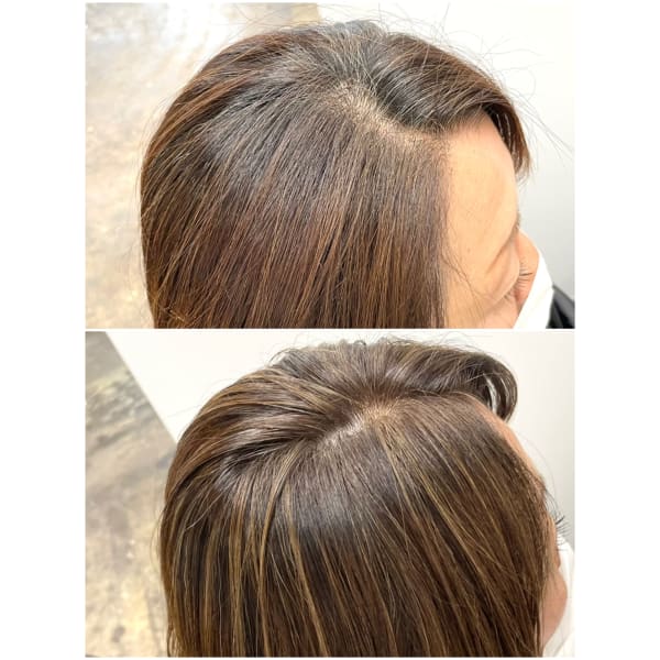 【新規】細矢・友田限定クーポン 白髪ぼかしハイライト+カラー+炭酸泉tr ¥22000→¥15000