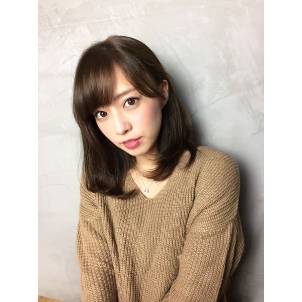 平日限定【ストレート】うる艶縮毛&ヘアカット&酵素トリートメントケア/¥19,800