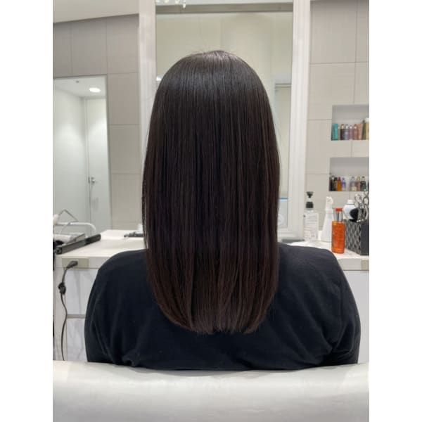 シングルカラー＋3stepトリートメント＋ブロー