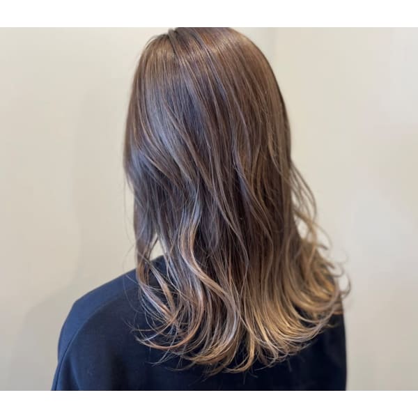 デザインカラー+オージュアトリートメント