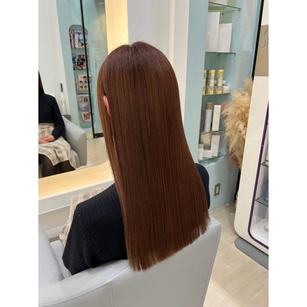 【極潤美髪】小顔カット＋イルミナカラー＋システムトリートメント