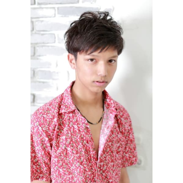 ◆男性はこちら◆オーガニックカラー+カット+beforeTr付¥7000