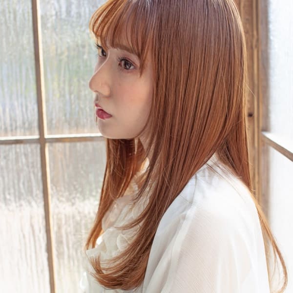 【根元のクセを伸ばしたい方】カット(スタイリスト)+縮毛矯正(根元)