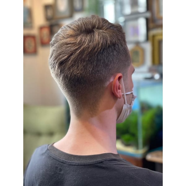 【男前カット】メンズカット＋ヘッドスパ＋眉カット付き