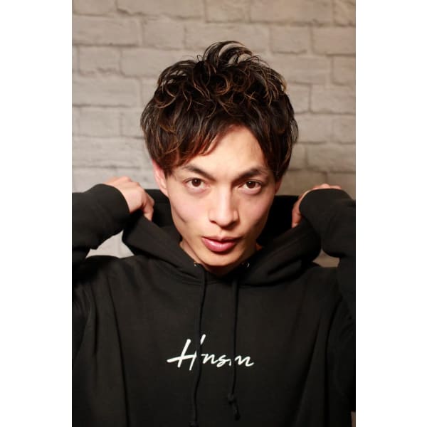 【パーマコース90分】カット＋パーマ＋シェービング ￥10,200～