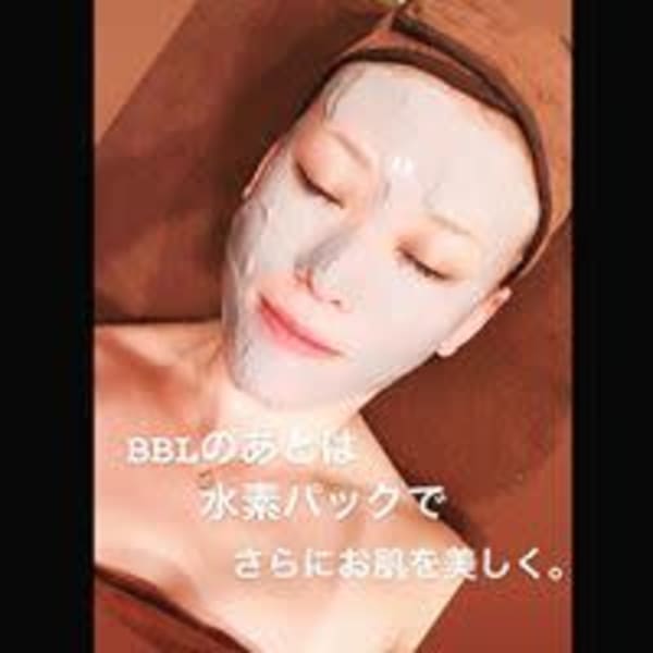 【最強美白】美肌フェイシャル＋プラチナ水素パック（フェイス）