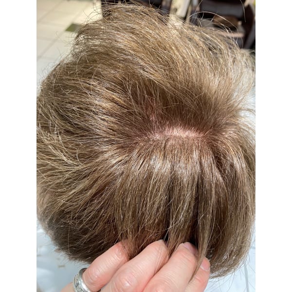 白髪ぼかしハイブリッドカラー：シャンプーブロー料金込み