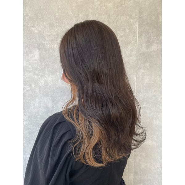 《楽天ネット予約限定　電話予約不可》インナーカラー＋カット　16500〜ロング料金別