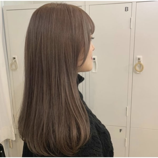 【人気No.3】透明感カラー＋デザインカット