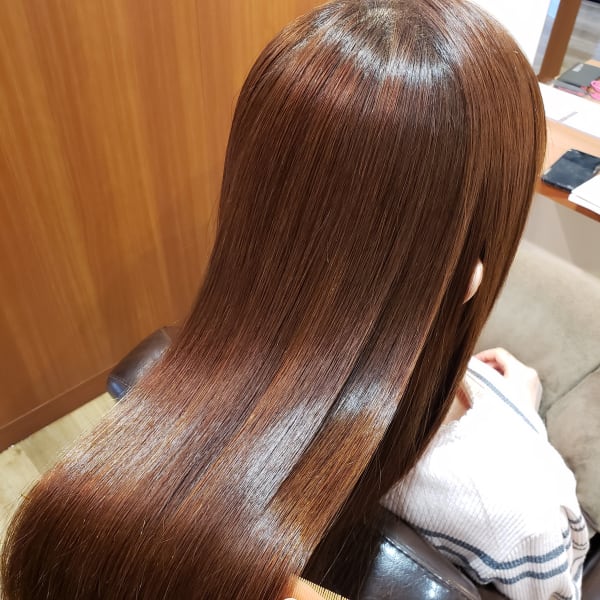 ★極アズーリプレミアムの後の《髪質改善カラー》トリートメント★→29700