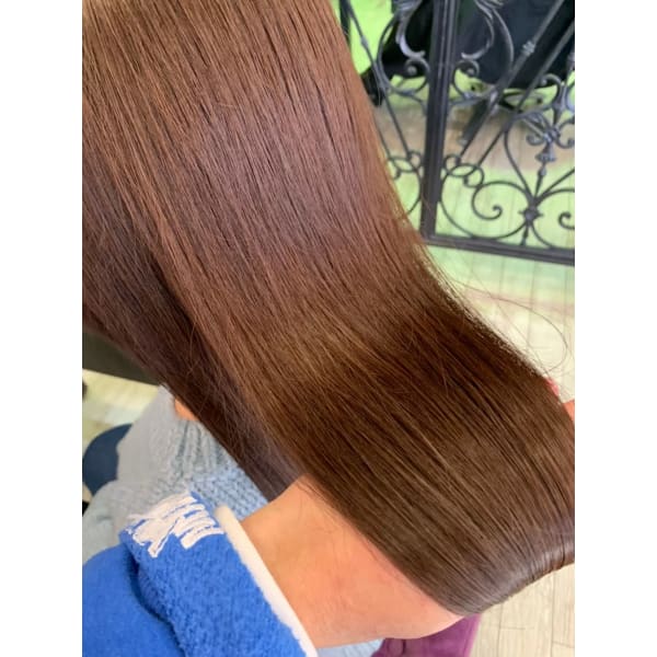 【低ダメージで地毛風ナチュラルストレート】酸性ストレート