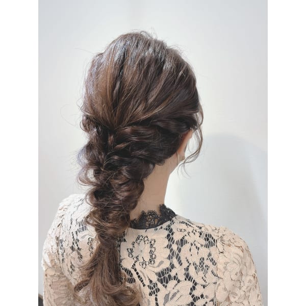 【山本限定】●新規.再来ご利用OK●お呼ばれヘアアレンジ ¥4500→¥3500
